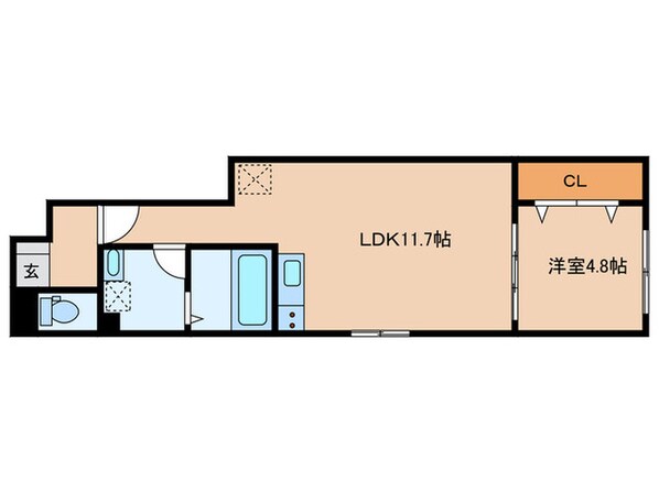 ココパルフェの物件間取画像